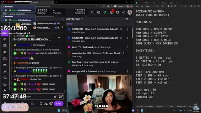 sarasheehan playing Just Chatting - Live Casino Stream