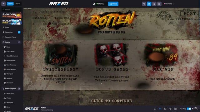 Scurrows playing Slots - Live Casino Stream