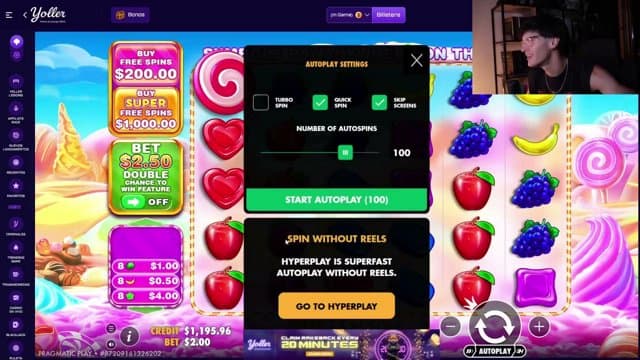 seveneddie playing Slots - Live Casino Stream