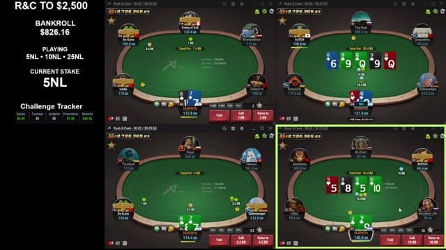 sirleenplays playing Poker - Live Casino Stream