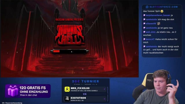 SlotHunterZz playing Slots - Live Casino Stream