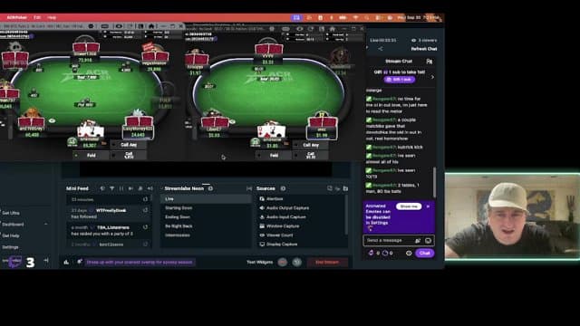 smirnster playing Poker - Live Casino Stream
