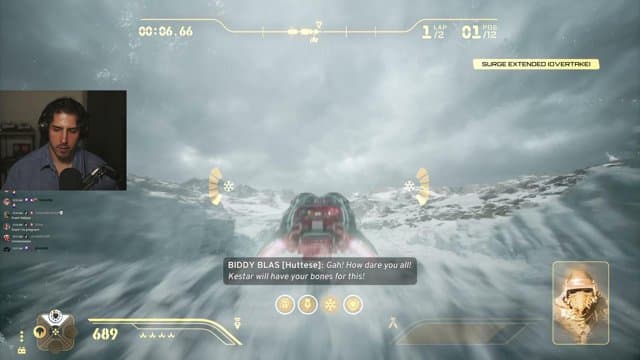 snark playing STAR WARS: Galactic Racer - Live Casino Stream