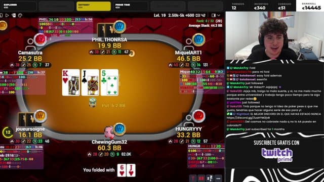 SotoSensei playing Poker - Live Casino Stream