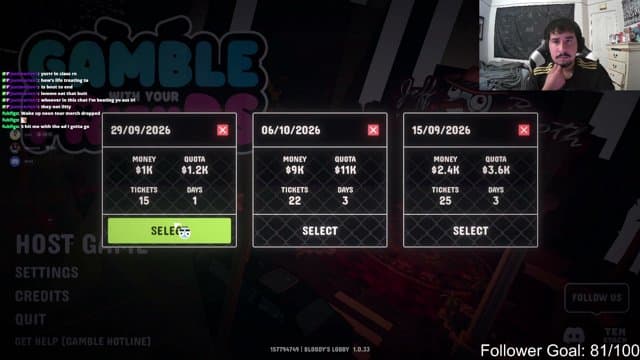 souljaajosh playing Gamble With Your Friends - Live Casino Stream