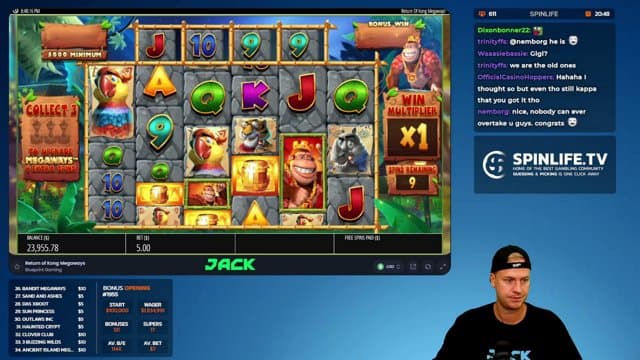 SpinlifeTV playing Slots - Live Casino Stream
