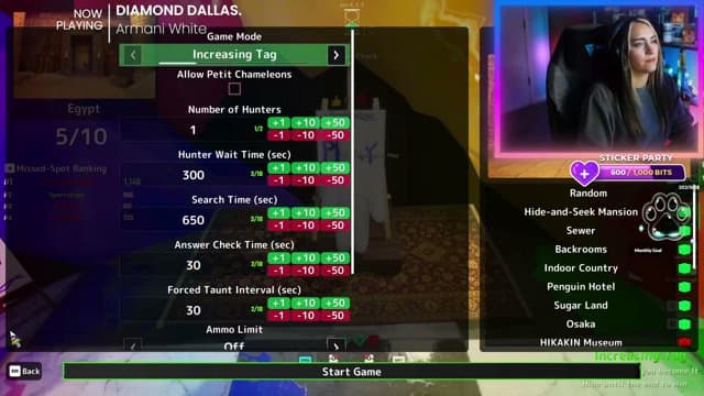 sportytiger playing Just Chatting - Live Casino Stream