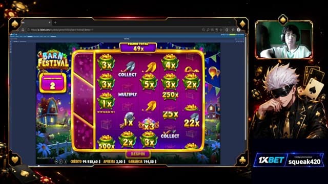 squeak_420 playing Slots - Live Casino Stream