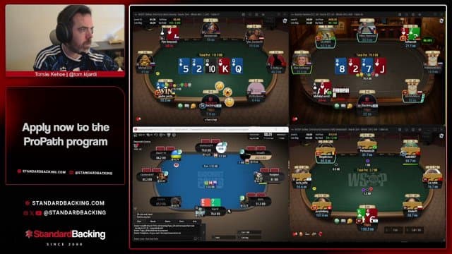 standardbackingteam playing Poker - Live Casino Stream