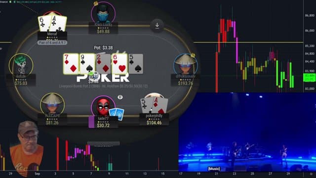StockPoker playing Poker - Live Casino Stream