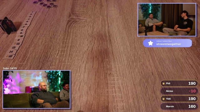 StreamTwogether playing Board Games - Live Casino Stream