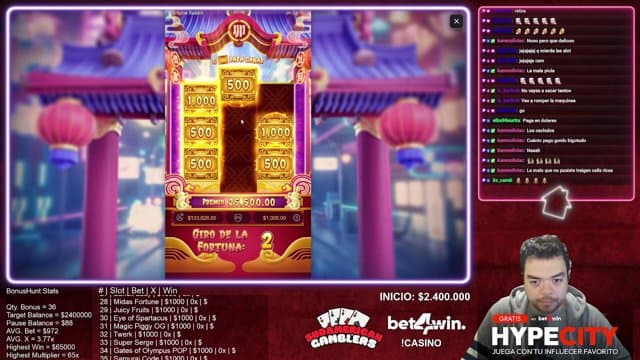 SudamericanGamblers playing Slots - Live Casino Stream