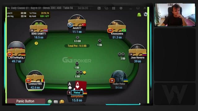 sunnydales playing Poker - Live Casino Stream