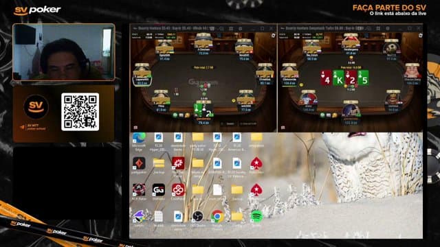 svpokerbrasil playing Poker - Live Casino Stream