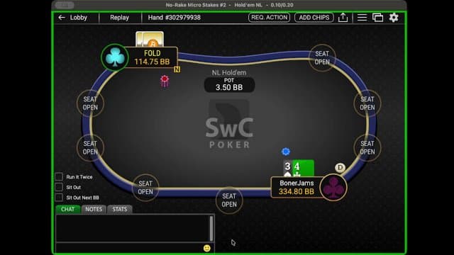SwC_Bitcoin_Poker playing Poker - Live Casino Stream