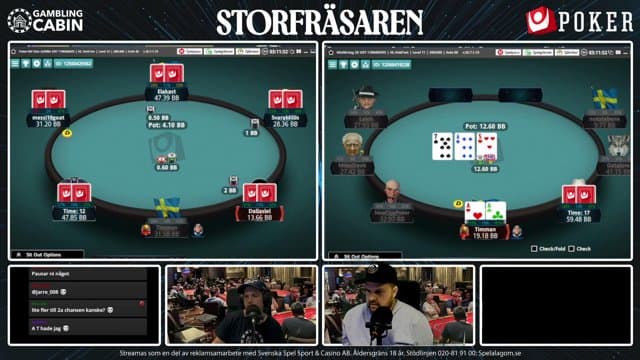 TheGamblingCabin playing Poker - Live Casino Stream