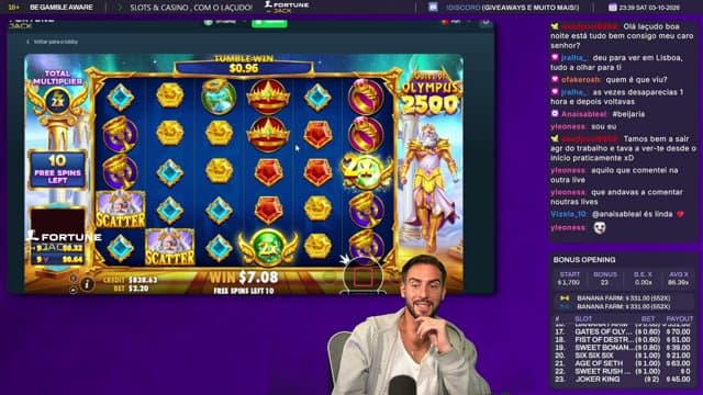 TiagoCouto7 playing Slots - Live Casino Stream