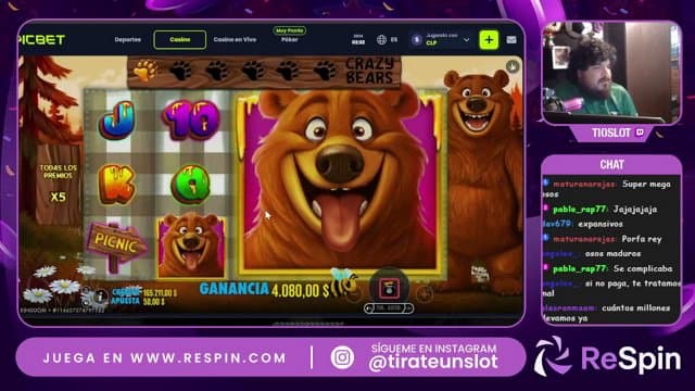 TioSlot playing Slots - Live Casino Stream