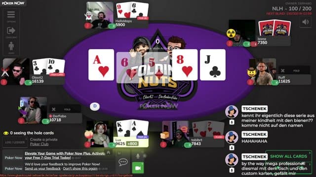 tobibrt playing Poker - Live Casino Stream