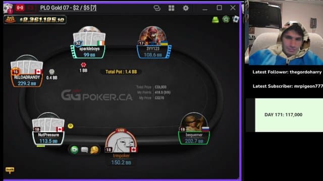 trmpoker playing Poker - Live Casino Stream