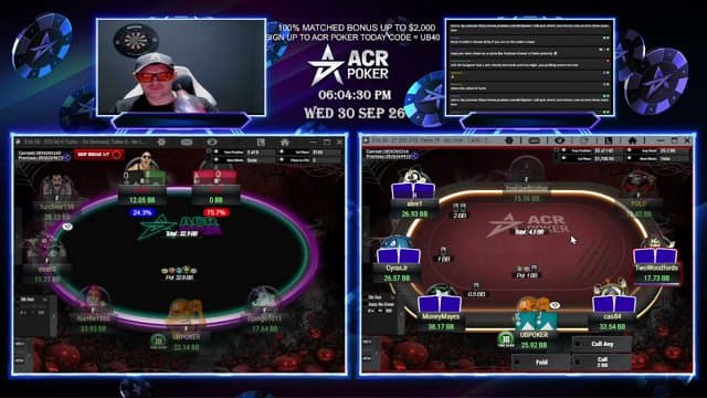 ubpoker playing Poker - Live Casino Stream