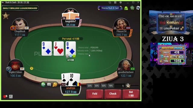unupoker playing Poker - Live Casino Stream
