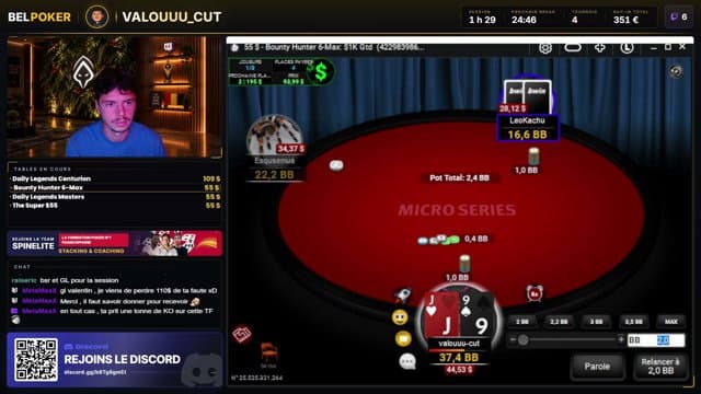 valouuu_cut playing Poker - Live Casino Stream