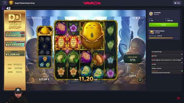 vandaalis playing Slots - Live Casino Stream