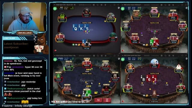 verveulend playing Poker - Live Casino Stream