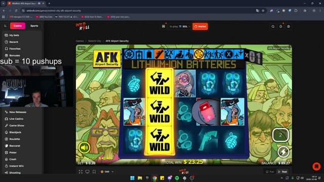 villebre1 playing Slots - Live Casino Stream