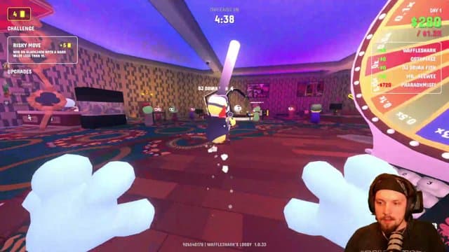 WaffleSharkGaming playing Gamble With Your Friends - Live Casino Stream