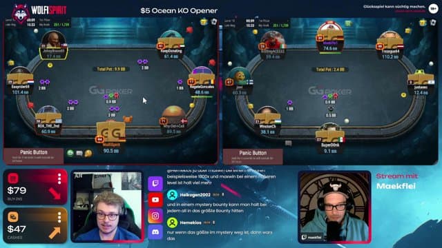 WolfiSpirit playing Poker - Live Casino Stream