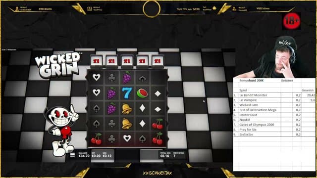 xxSchneidix playing Slots - Live Casino Stream