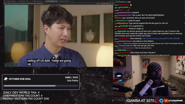 YugopnikTwitch playing Just Chatting - Live Casino Stream