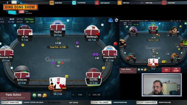 zippontb playing Poker - Live Casino Stream