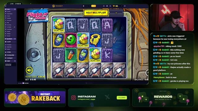 ZyggaLIVE playing Slots - Live Casino Stream