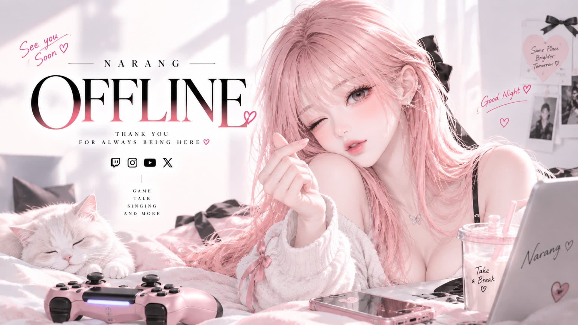 뉴나랑 playing Just Chatting - Live Casino Stream