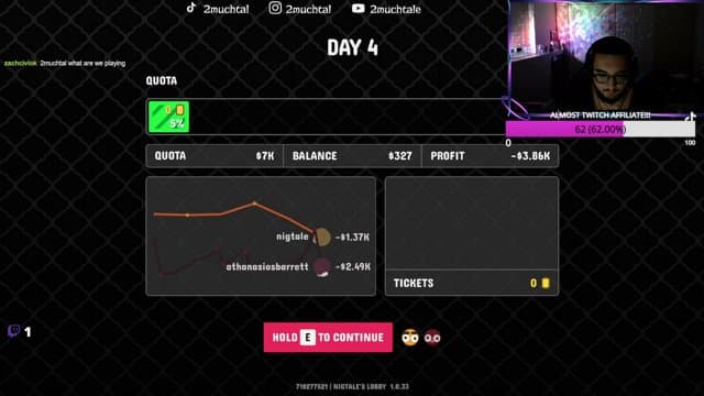2muchtal playing Gamble With Your Friends - Live Casino Stream