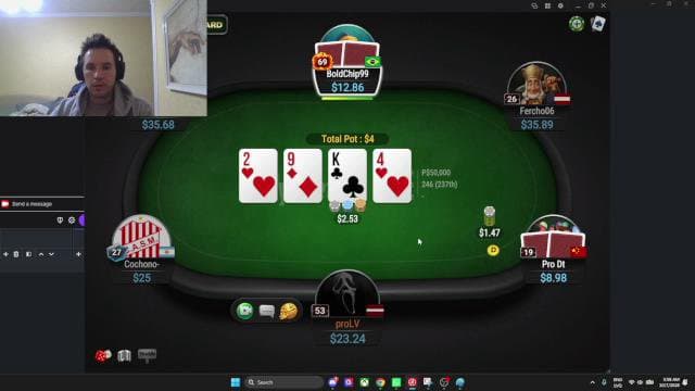 artishello playing Poker - Live Casino Stream