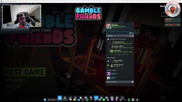 Branneaap playing Gamble With Your Friends - Live Casino Stream