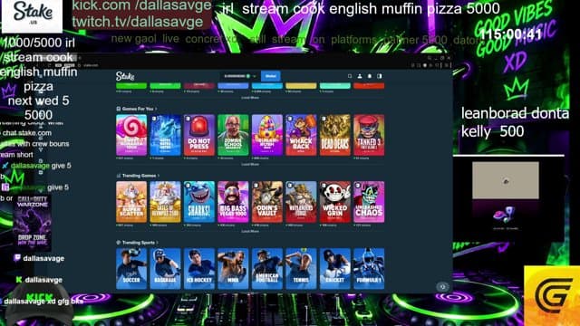 dallasavge playing Slots - Live Casino Stream