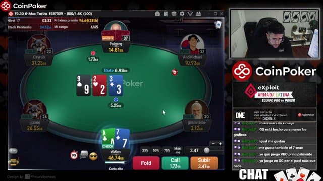 DideusPoker playing Poker - Live Casino Stream
