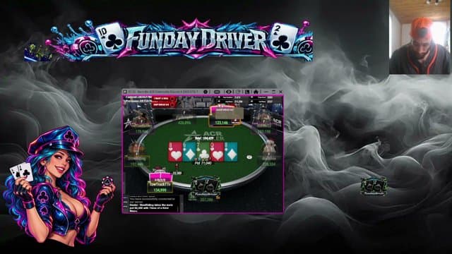 FundayDriver playing Poker - Live Casino Stream