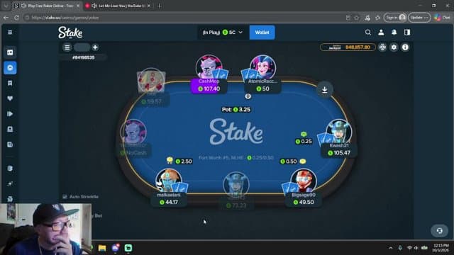 GKRwr playing Poker - Live Casino Stream