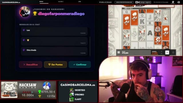 huxleyrobbi playing Slots - Live Casino Stream
