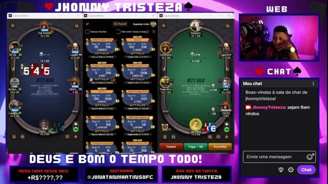 JhonnyTristeza playing Poker - Live Casino Stream