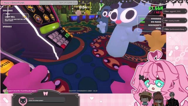 KyuuKurarinVT playing Gamble With Your Friends - Live Casino Stream