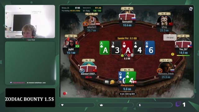 laupedersen06 playing Poker - Live Casino Stream