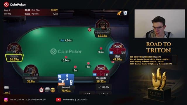 Lecomsi playing Poker - Live Casino Stream