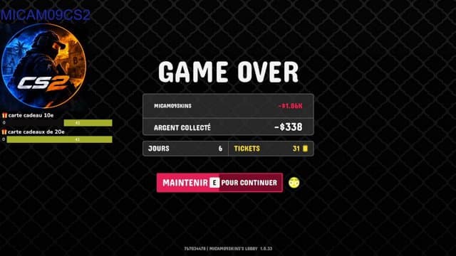 micam09cs2 playing Gamble With Your Friends - Live Casino Stream